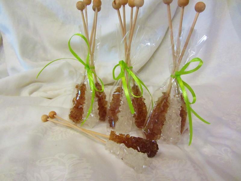 Kandis Stäbchen 4 Stück (2x weiss & 2x braun)