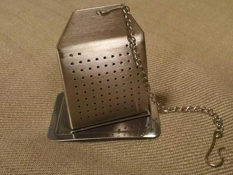 Füllbarer Teebeutel aus Edelstahl