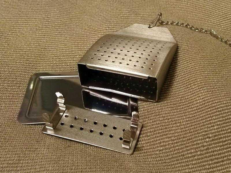 Füllbarer Teebeutel aus Edelstahl