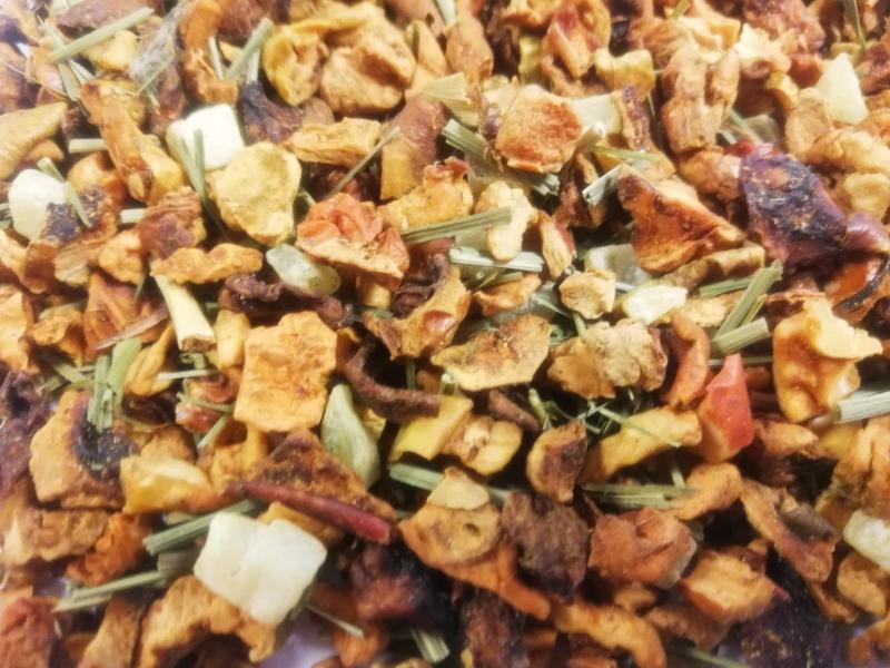 Türkischer Apfeltee Joghurt Limette